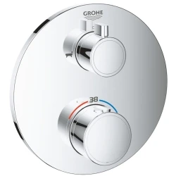 Grohe Grohtherm Convent. Concealed Çift Yönlü Ankastre Termostatik Banyo Bataryası- 24077000