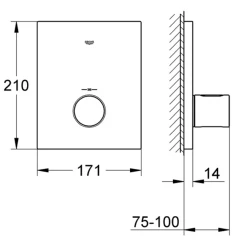 Grohe Grohtherm F Merkezi Ankastre Termostatik Kumanda - 27619000 Hemen Al