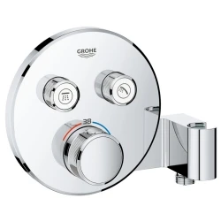 Grohe Grohtherm SmartControl Çift Valfli Akış Kontrollü Ankastre Termostatik Duş Bataryası - 29120000