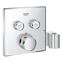 Grohe Grohtherm SmartControl Çift Valfli Akış Kontrollü Ankastre Termostatik Duş Bataryası - 29125000 Hemen Al