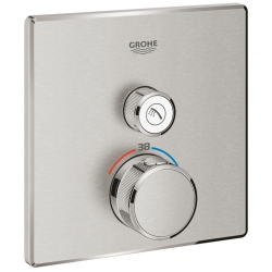 Grohe Grohtherm SmartControl Tek Valfli Akış Kontrollü Ankastre Termostatik Duş Bataryası - 29123DC0