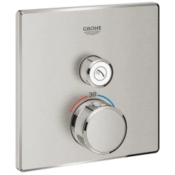 Grohe Grohtherm SmartControl Tek Valfli Akış Kontrollü Ankastre Termostatik Duş Bataryası - 29123DC0 Hemen Al