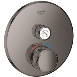 Grohe Grohtherm SmartControl Tek Valfli Akış Kontrollü Nikel Ankastre Termostatik Duş Bataryası - 29118A00