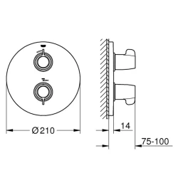 Grohe Grohtherm Special Ankastre Termostatik Duş Bataryası - 29094000 Hemen Al