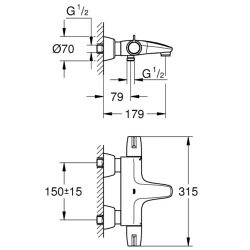 Grohe Grohtherm Special Termostatik Banyo Bataryası - 34665000 Hemen Al