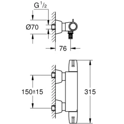 Grohe Grohtherm Special Termostatik Lavabo Bataryası - 34666000 Hemen Al