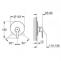 Grohe Lineare New Ankastre Duş Bataryası - 19296001 Hemen Al