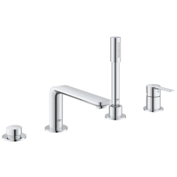 Grohe Lineare New Dört Delikli Küvet Bataryası - 19577001