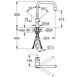 Grohe Minta Tek Kumandalı Eviye Bataryası - 32067000 Hemen Al