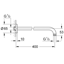 Grohe New Tempesta Classic Duş Başlığı Kolu - 27851000