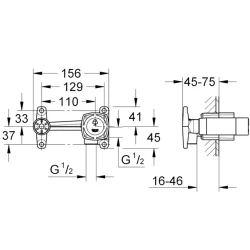 Grohe Non Rapido OHM Ankastre İç Gövde - 23319000