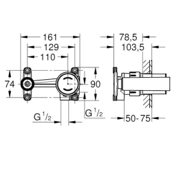 Grohe Non Rapido OHM Joystick Batarya 1-2 İç Gövde - 23429000 Hemen Al