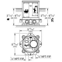 Grohe Non Rapido Others İç Montaj Gövdesi - 29038001