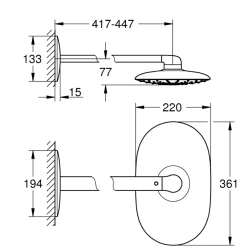 Grohe RSH SmartControl Başlık Seti 20 - 26450000