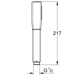 Grohe Rainshower 1 Akışlı Grandera El Duşu - 26852IG0