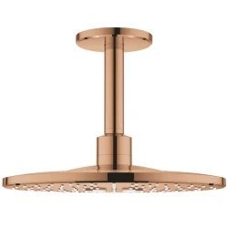 Grohe Rainshower Smart Active 2 Akışlı Rose Gold Tepe Duşu Seti - 26477DA0