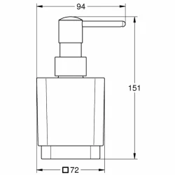 Grohe Selection Cube Sıvı Sabunluk - 40805000