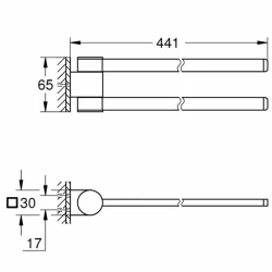 Grohe Selection Dönebilir Rose Havlu Tutacağı - 41063DA0 Hemen Al