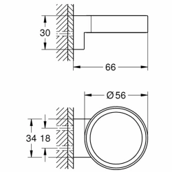 Grohe Selection Bronz Sabunluk Tutacağı - 41027GN0