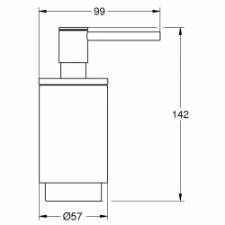 Grohe Selection Nikel Sıvı Sabunluk - 41028A00