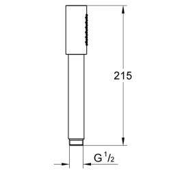 Grohe EUPH Cosmopolitan Stick El Duşu - 26466000