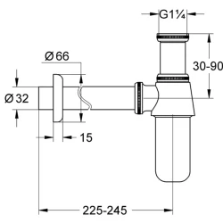 Grohe Sifon 1 1/4