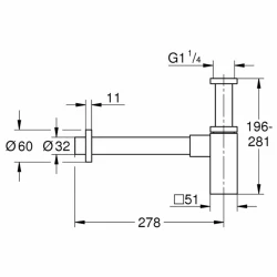 Grohe Sifon - 40564DC0 Hemen Al