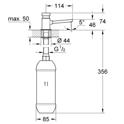 Grohe Sıvı Sabunluk - 36194000