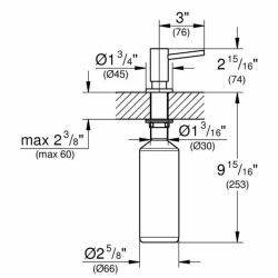 Grohe Sıvı Sabunluk - 40536DC0