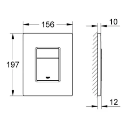 Grohe Skate Cosmopolitan Kumanda Paneli - 38821000