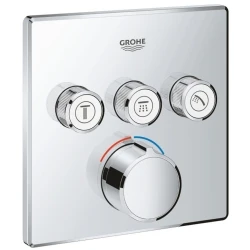 Grohe SmartControl Mixer 3 Valfli Akış Kontrollü Ankastre Duş Bataryası - 29149000 Hemen Al