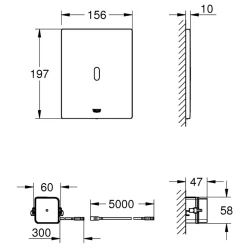 Grohe Tectron Bau E Fotoselli Kumanda Paneli - 39881SH0 Hemen Al