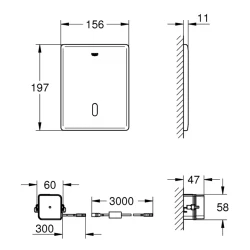 Grohe Tectron Skate Fotoselli Kumanda Paneli - 38698SD1 Hemen Al