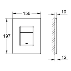 Grohe Skate Cosmopolitan Kumanda Paneli - 38732P00