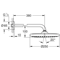 Grohe Tempesta 1 Akışlı Tepe Duşu - 26668000 Hemen Al