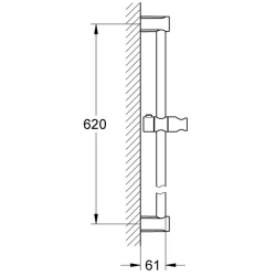 Grohe Tempesta Cosmopolitan Duş Sürgüsü - 27521000