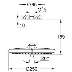 Grohe Tempesta Tepe Tek Akışlı Duşu Seti - 26669000 Hemen Al