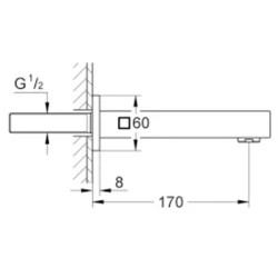 Grohe Universal Cube Çıkış Ucu - 13303DC0