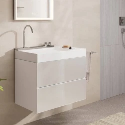 Hansgrohe Avalegra AquaUnit 78x48 Cm Bataryalı Beyaz-Krom Lavabo - 22473000