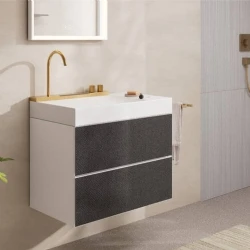 Hansgrohe Avalegra AquaUnit 78x48 Cm Bataryalı Beyaz-Mat Bronz Lavabo - 22473140