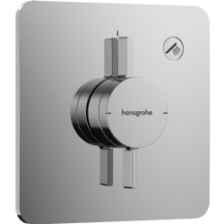 Hansgrohe DuoTurn Q 1 Çıkış İçin Ankastre Banyo Bataryası 75614000