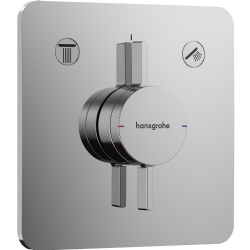 Hansgrohe DuoTurn Q 2 Çıkış İçin Ankastre Banyo Bataryası 75414000