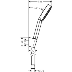 Hansgrohe Pulsify S Satin Siyah El Duşu - 24307670