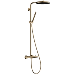 Hansgrohe Pulsify S Pro 260 Ecostat Fine İle Bronz Son Kat Duş Kolonu - 24222140