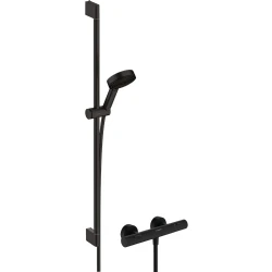 Hansgrohe Pulsify Select S Satin Siyah Termostatik Banyo Bataryalı 90 Cm Duş Barı - 24261670