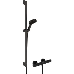 Hansgrohe Pulsify Select S Satin Siyah Termostatik Banyo Bataryalı 90 Cm Duş Barı - 24271670