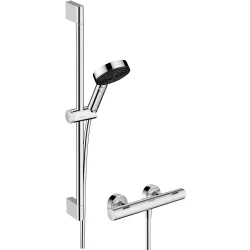 Hansgrohe Pulsify Select S Termostatik Banyo Bataryalı 65 Cm Duş Barı - 24262000