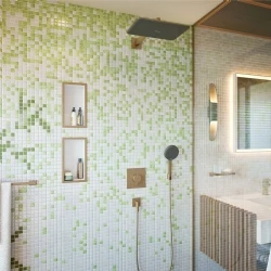 Hansgrohe Raindance Alive Q 210/340 1jet Mat Bronz Tepe Duşu - 24530140