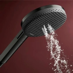 Hansgrohe Raindance Alive Select S 125 3jet EcoSmart+ Mat Siyah-Krom El Duşu - 24512340