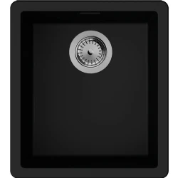 Hansgrohe S52 S520-F350 Grafit Siyahı Ankastre Granit Eviye - 43349170